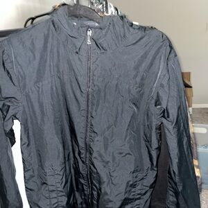 All in Motion Men's Black Windbreaker Jacket